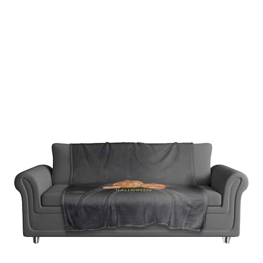 Jack-o'-lanterns Fleece Throw